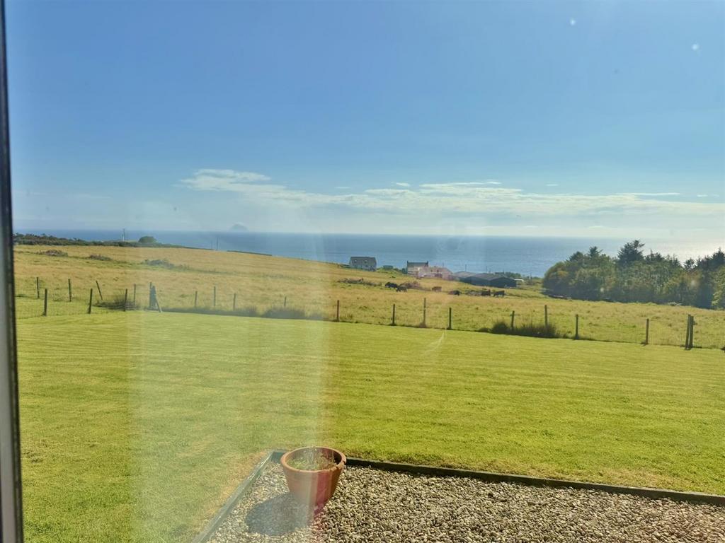 View from the sitting room patio doors