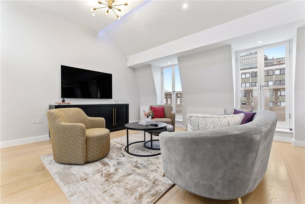 Image showcasing Queens Gate, South Kensington... 3 bed penthouse - £14,348 pcm (£3,311 pw)
