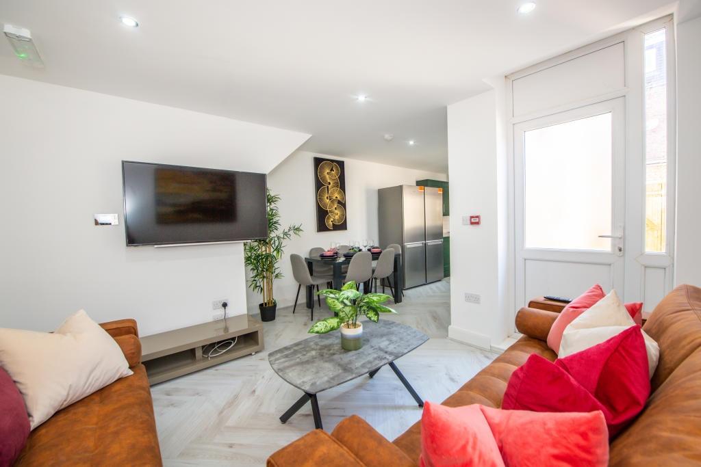 A bright and welcoming contemporary living room...