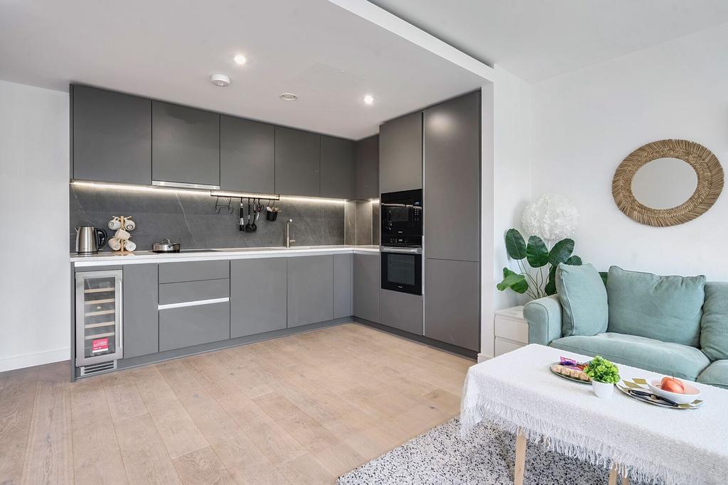 Open-plan living area, open plan living
