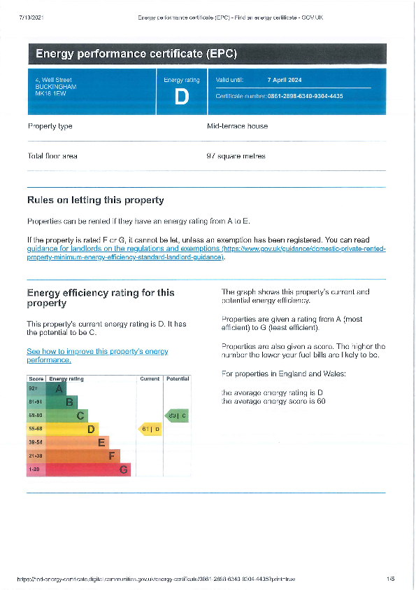 EPC (Contains public sector information licensed under the Open Government Licence v3.0.)