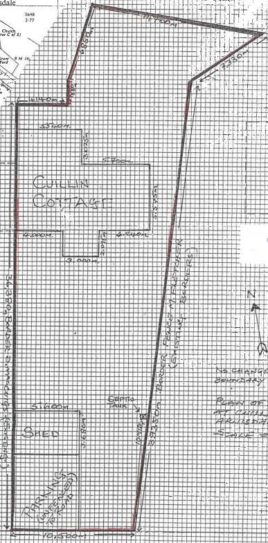 Cuillin Cottage Property Boundry