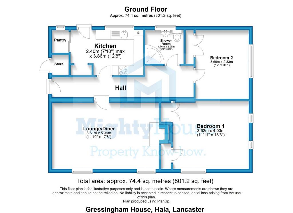 Gressingham House, Hala, Lancaster - 2 D.JPG