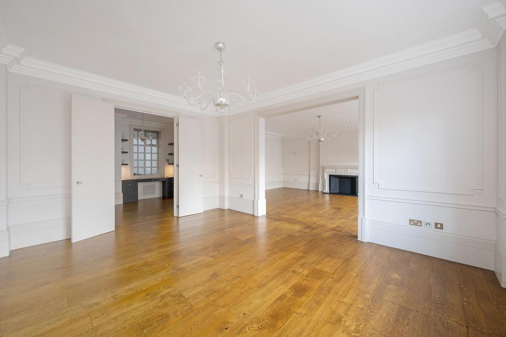 Open-plan living area, open plan living