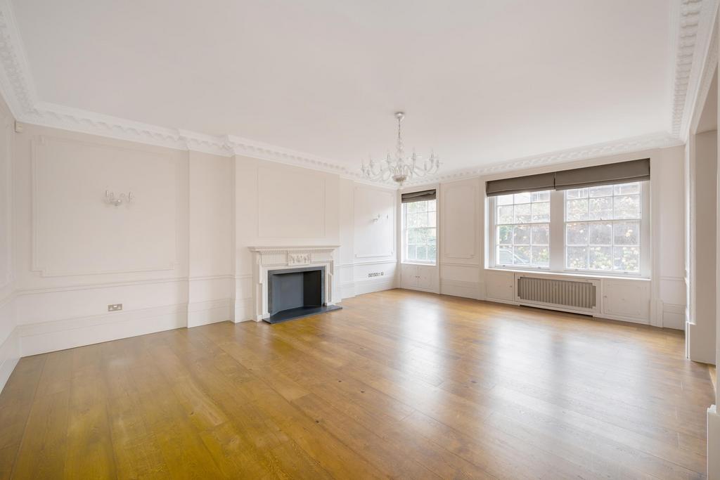 Reception room, fireplace