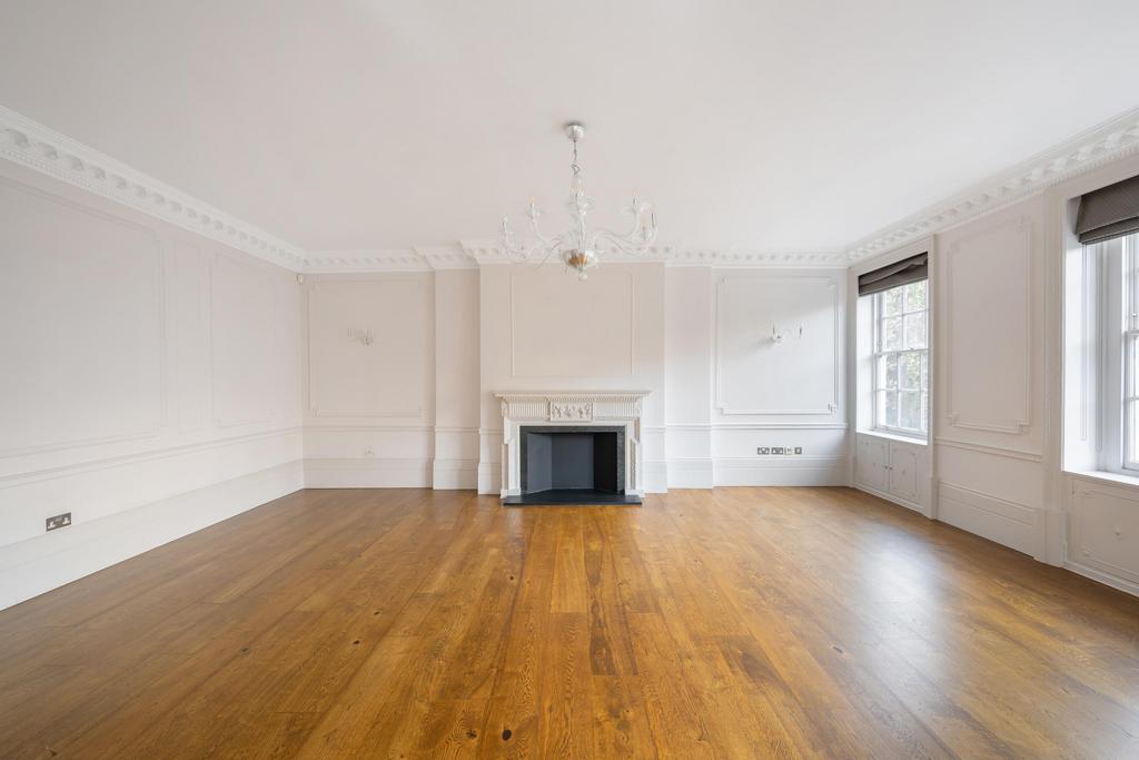 Reception room, fireplace