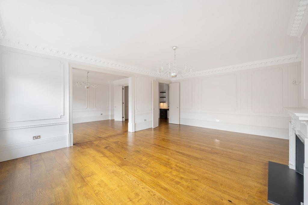 Living room, fireplace