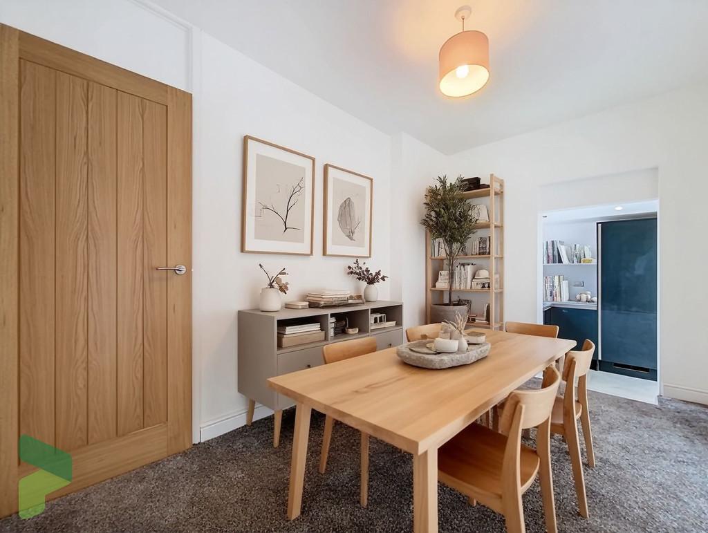 Virtually Staged Dining Room