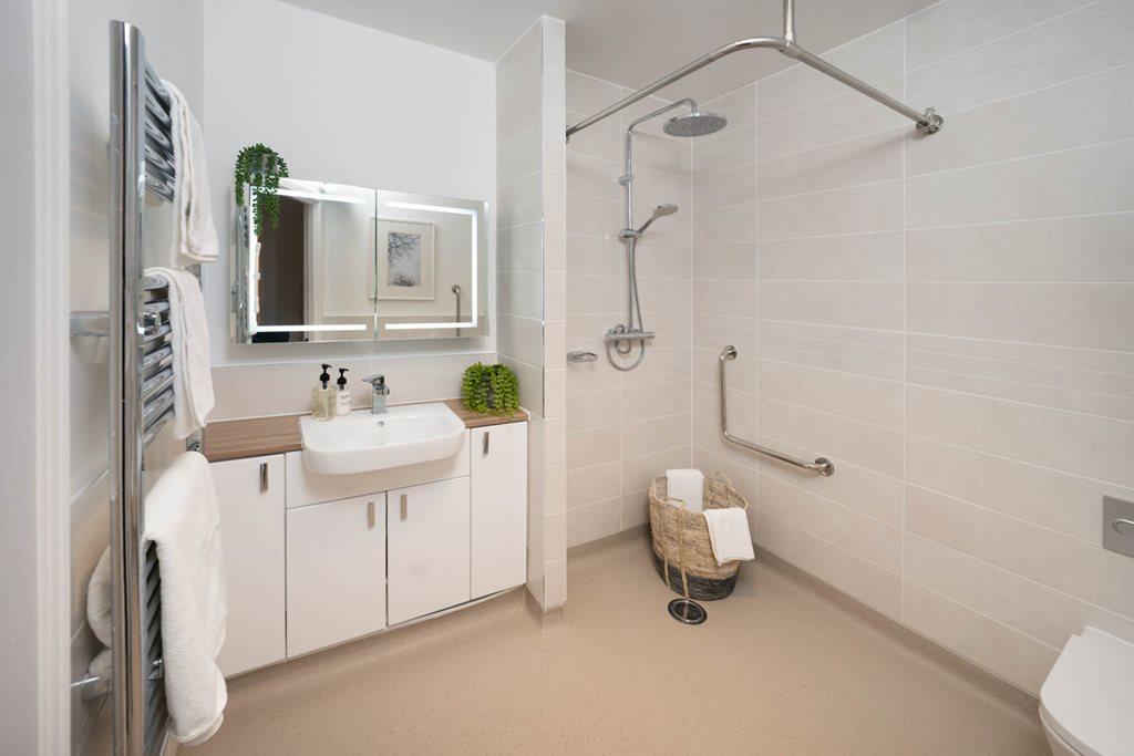 Show home shower room