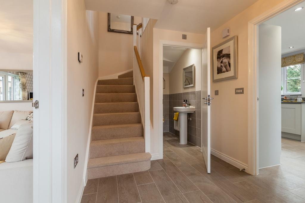 The Easedale has a spacious hallway and...