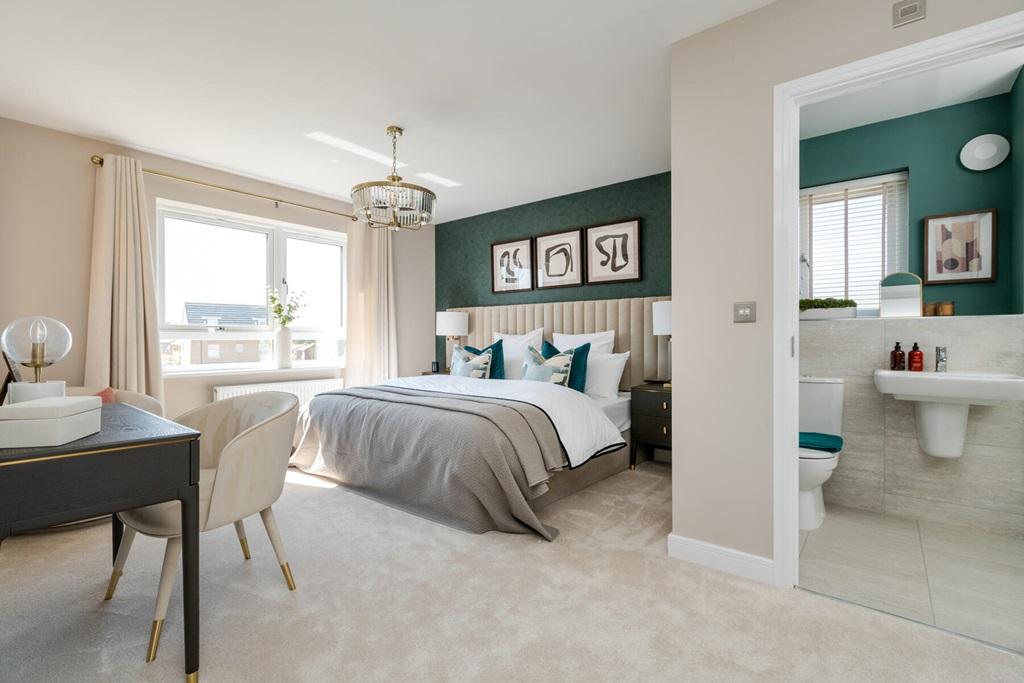 A generously sized bedroom 1