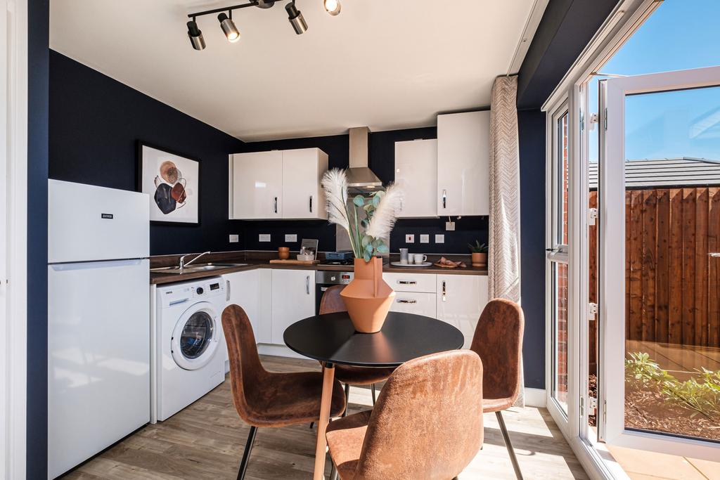 Interior view the kitchen & dining room in our...