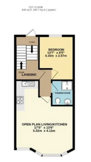 1 bedroom apartment to rent, 36 Houndiscombe Road, Flat 3