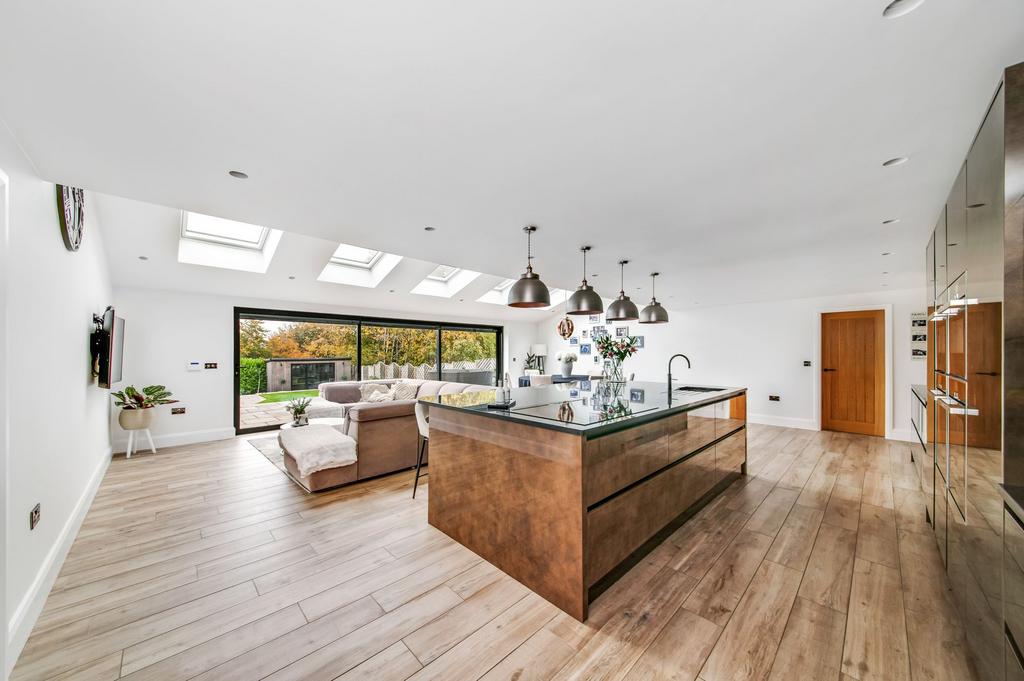 Open plan dining living kitchen