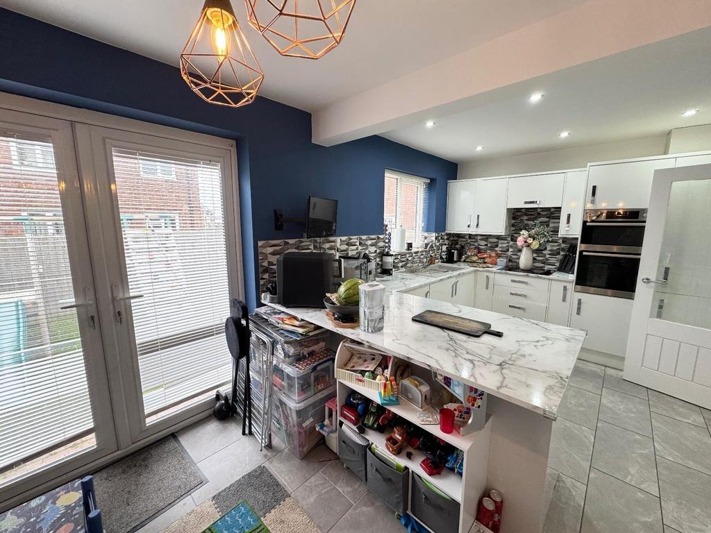 Open plan dining kitchen