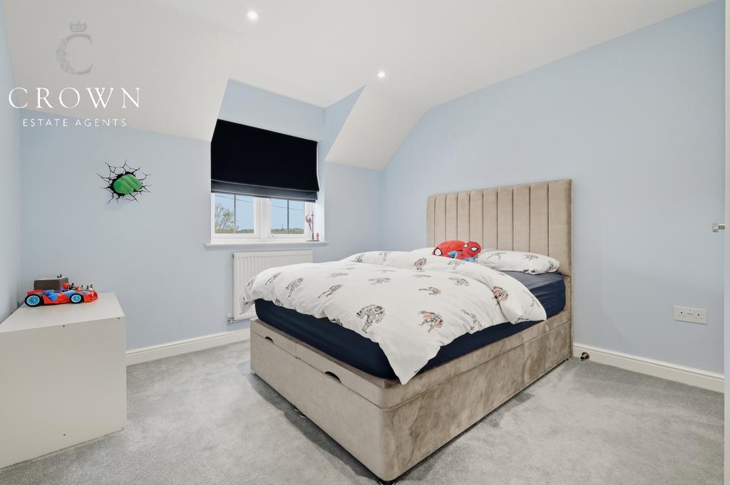 Bedroom Two with fitted wardrobes