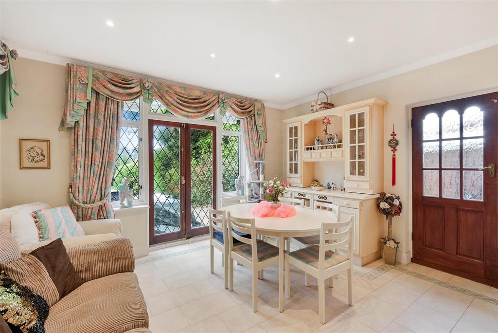 Open-plan living area, open plan living