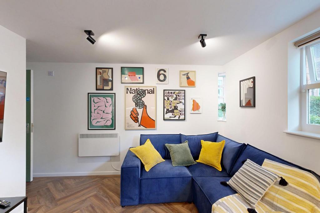A bright and welcoming contemporary living room...