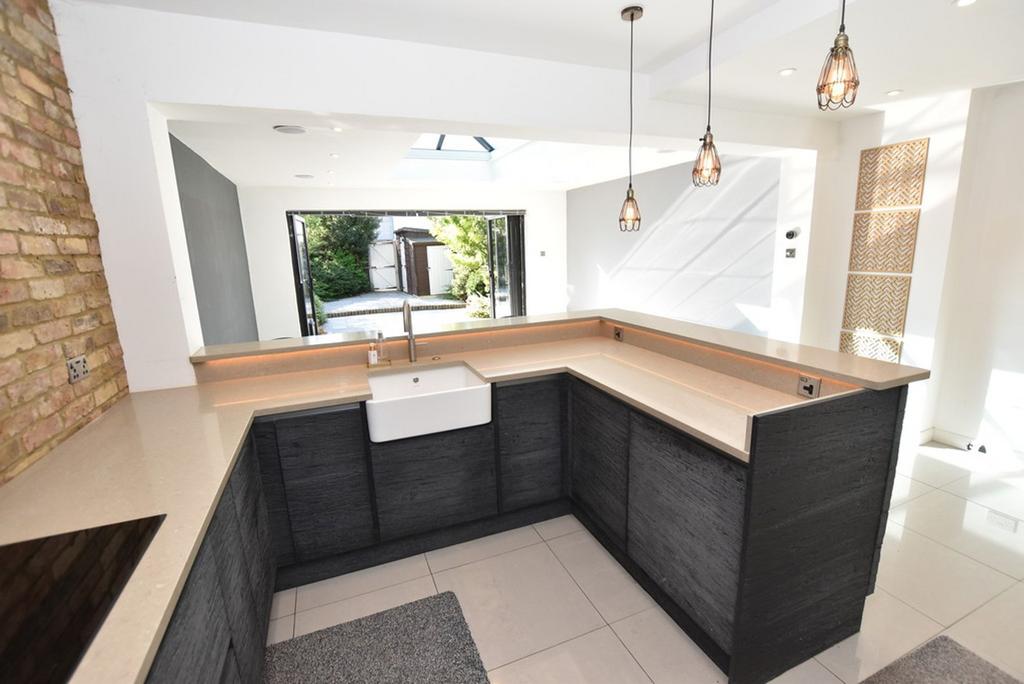 Open Plan Reception And Kitchen
