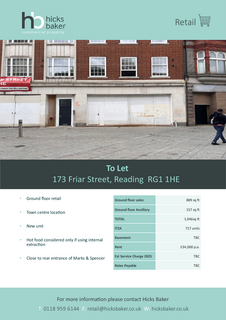 Office to rent, 173 Friar St Reading RG1 1HZ