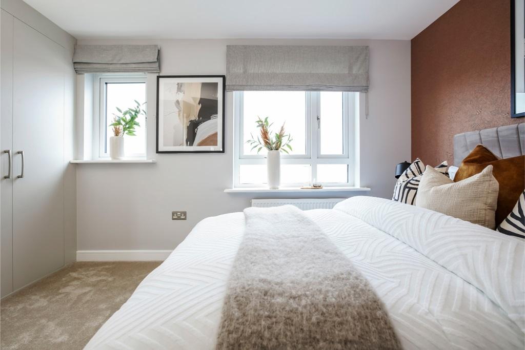 A well-sized double bedroom with ample space...