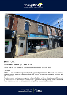 Retail property (high street) to rent, 53 Station Rd Hebburn NE31 1LA