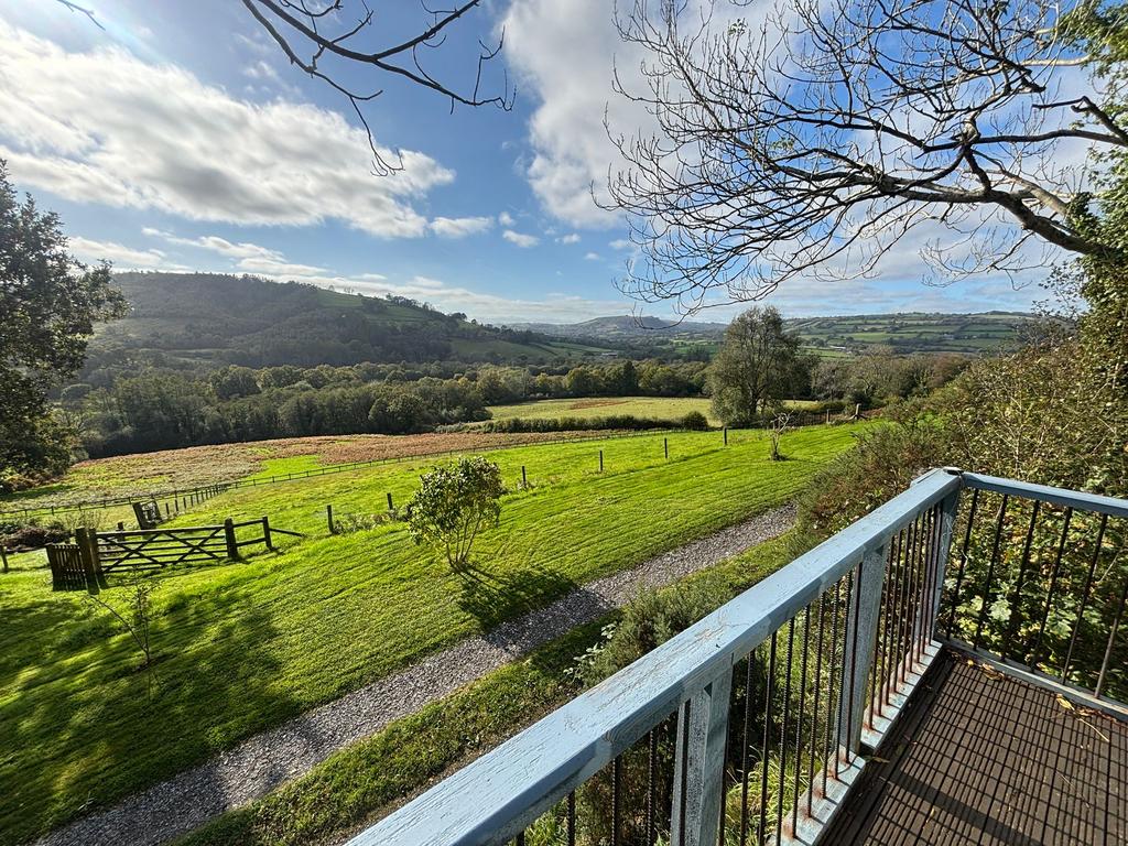 View from y bothy/summerhouse