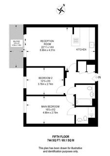 2 bedroom flat for sale, Oyster Wharf, 18 Lombard Road, London, SW11