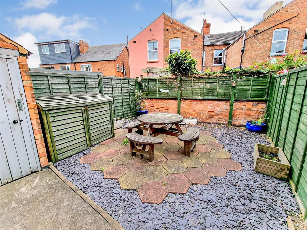 Rear courtyard