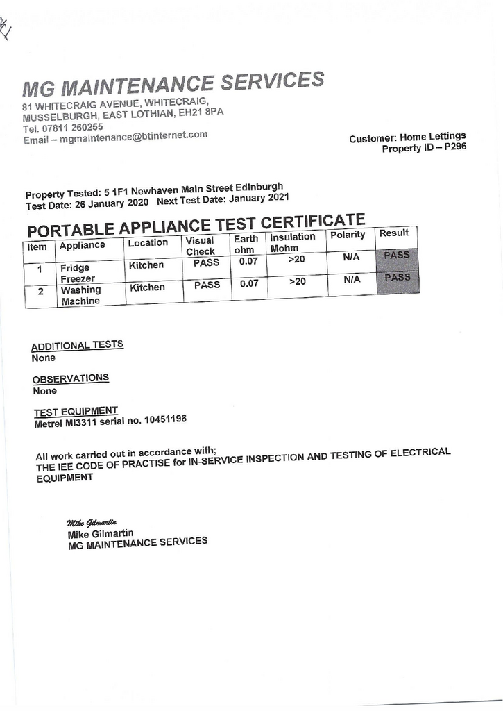 EPC Certificate