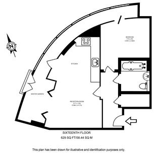 1 bedroom flat for sale, Kew Eye Apartments, Great West Quarter, Ealing Road, Brentford, TW8