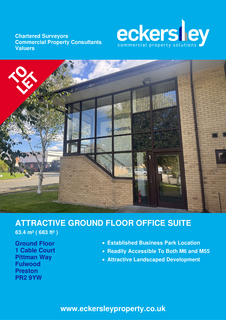 Office to rent, Pittman Way Preston PR2 9YW