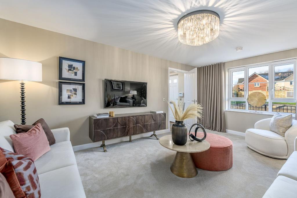 Lounge in 4 bedroom Harris house type