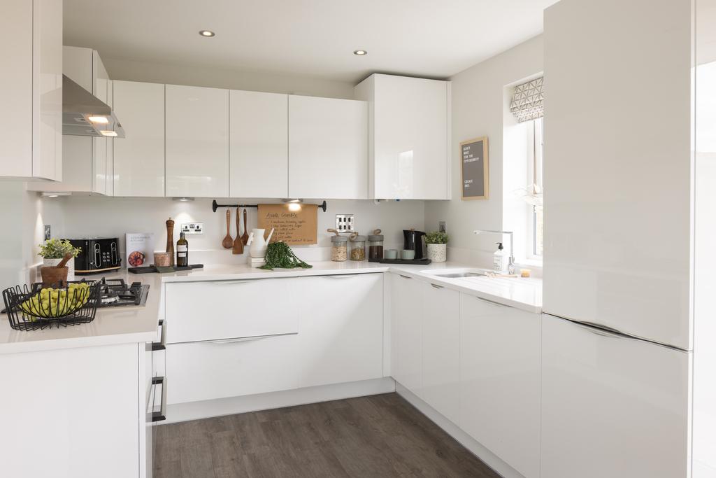 Internal of sustainable show home at quarter...