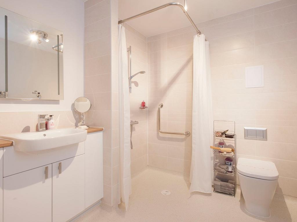 Typical shower room