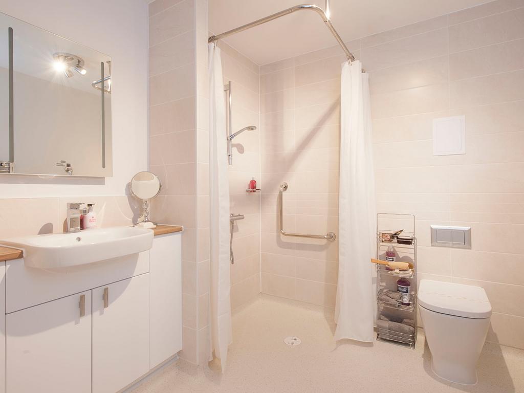 Typical shower room