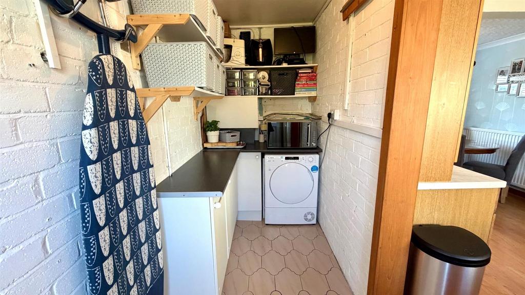 Rear porch/utility area