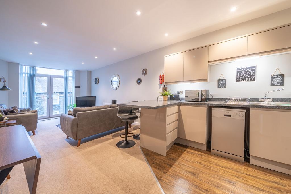 Open plan living area