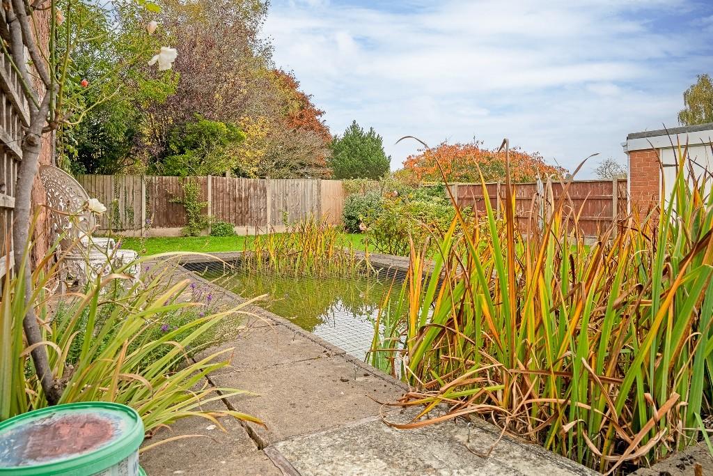 Raised Pond and Sitting Area