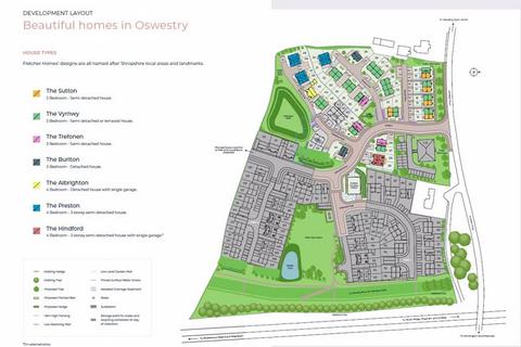 3 bedroom semi-detached house for sale, Plot 36 Guinevere Park, Oswestry