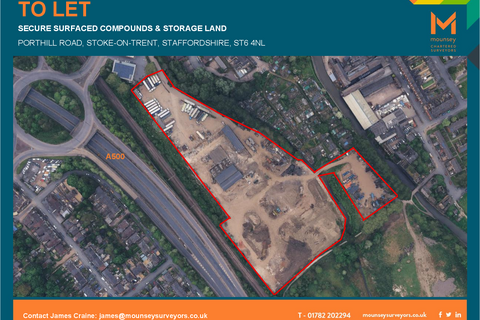 Land to rent, Porthill Rd Stoke On Trent ST6 4NL