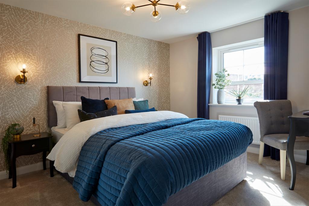 En suite main bedroom in the Chester 4 bedroom...