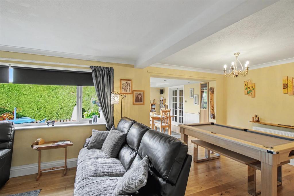Open plan living area