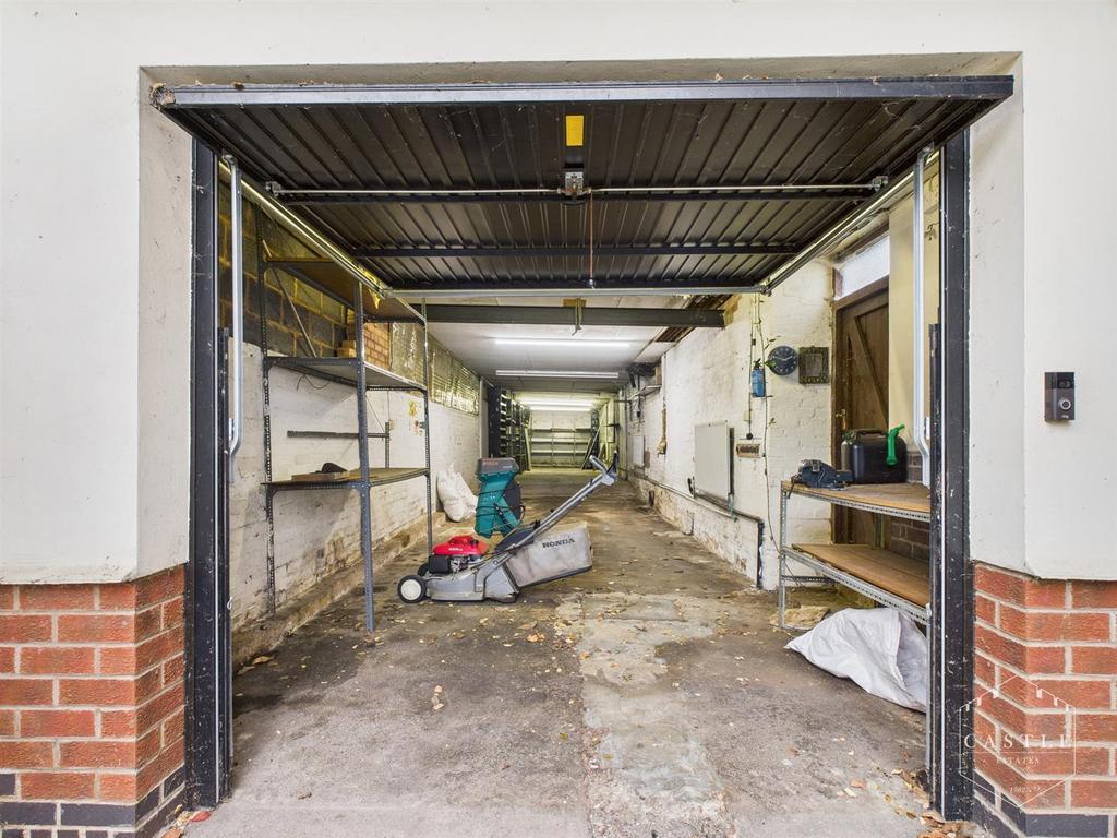 Outside garage