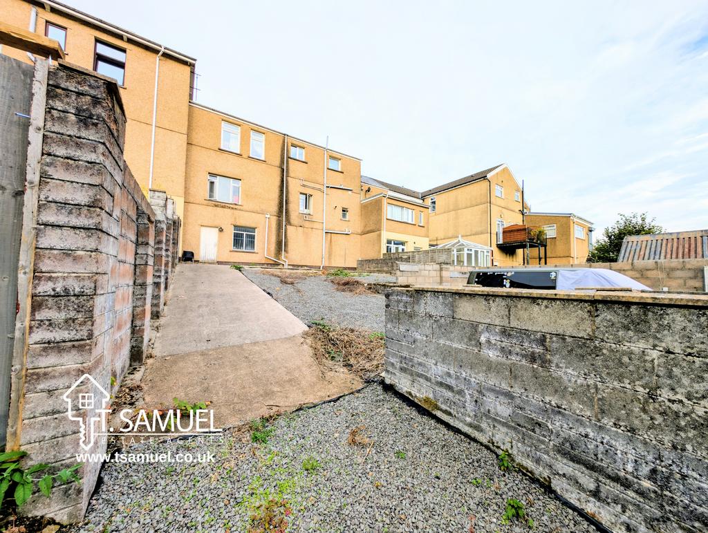 Rear of property