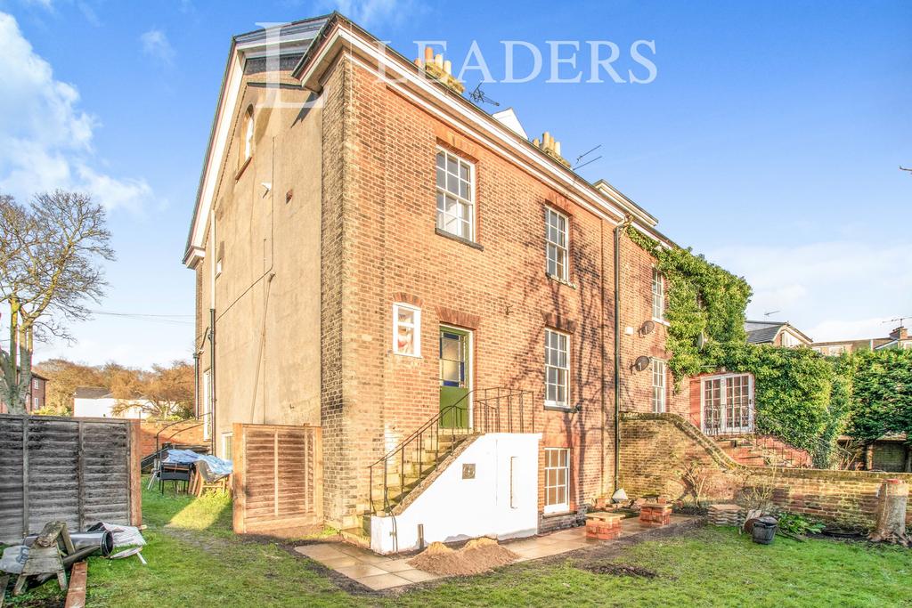 Rear of property