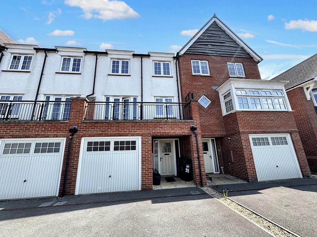 Attractive front exterior of a modern residenti...