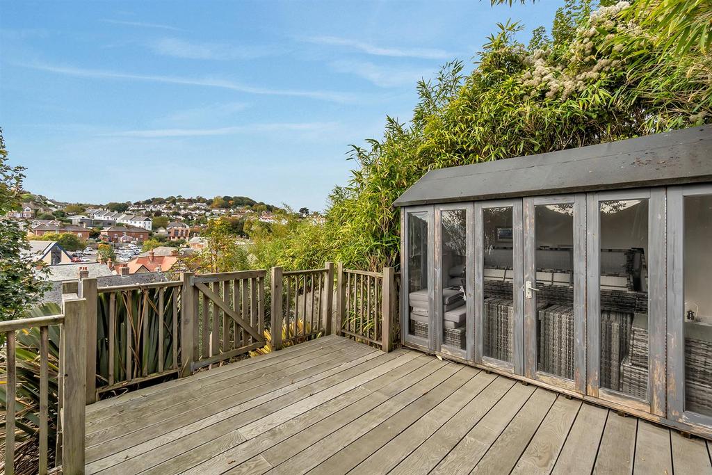 Wooden decking view