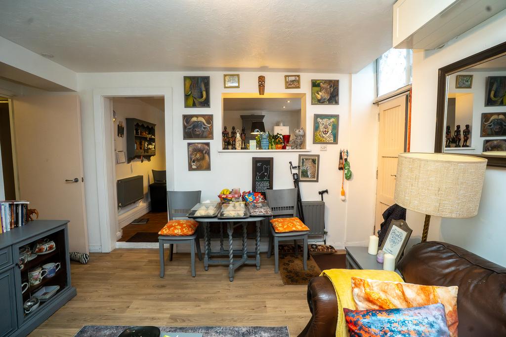 Open-plan living area, open plan living