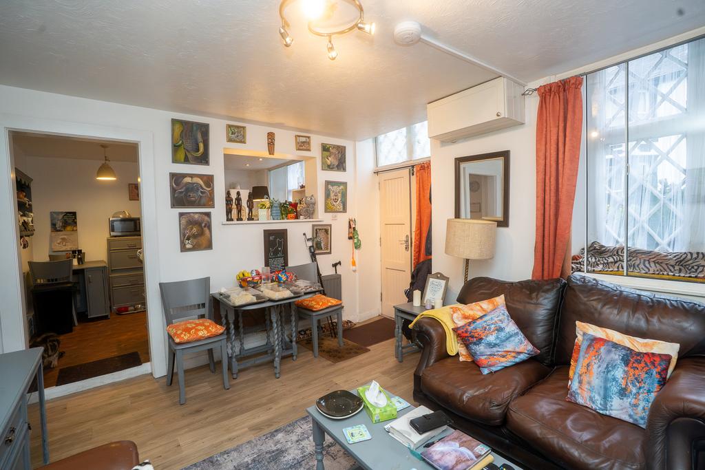 Open-plan living area, open plan living